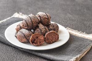 Chocolate pancake puppies photo