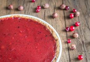 Whole Cranberry tart photo