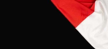 Indonesia national flag banner copy space template photo