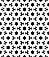 Black and white seamless abstract pattern. Background and backdrop. Grayscale ornamental design. vector