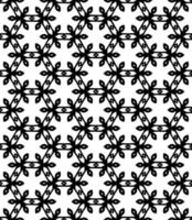 Black and white seamless abstract pattern. Background and backdrop. Grayscale ornamental design. vector