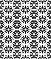 Black and white seamless abstract pattern. Background and backdrop. Grayscale ornamental design. vector