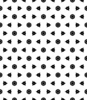 Black and white seamless abstract pattern. Background and backdrop. Grayscale ornamental design. vector