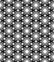 Black and white seamless abstract pattern. Background and backdrop. Grayscale ornamental design. vector