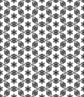 patrón abstracto sin costuras en blanco y negro. fondo y telón de fondo. diseño ornamental en escala de grises. vector
