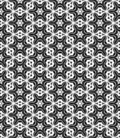 Black and white seamless abstract pattern. Background and backdrop. Grayscale ornamental design. vector