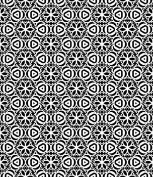 patrón abstracto sin costuras en blanco y negro. fondo y telón de fondo. diseño ornamental en escala de grises. vector