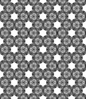 Black and white seamless abstract pattern. Background and backdrop. Grayscale ornamental design. vector