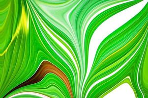 abstract curl wave lines multicolored green white brown yellow  modern background design template  modern fashion photo