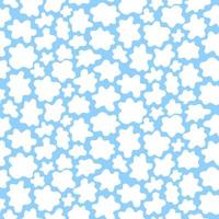 Abstract pattern white spots on a blue background. Vector illustration