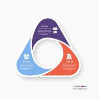 Infographic diagram Page template with four steps or parameters, the scheme of the process. EPS 10 vector