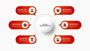 Infographic diagram Page template with four steps or parameters, the scheme of the process. EPS 10 vector