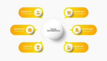 Infographic diagram Page template with four steps or parameters, the scheme of the process. EPS 10 vector