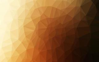 Dark Orange vector shining triangular template.