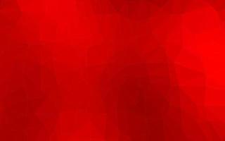 Light Red vector triangle mosaic template.