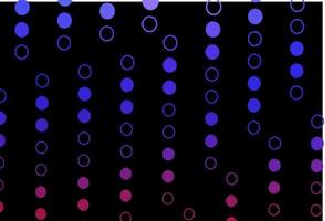 Dark Pink, Blue vector texture with disks.