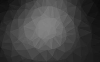 Dark Silver, Gray vector shining triangular pattern.