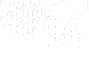 Light Pink, Yellow vector pattern with crystals, rectangles.