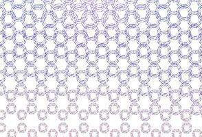 Light pink, blue vector pattern with spheres.