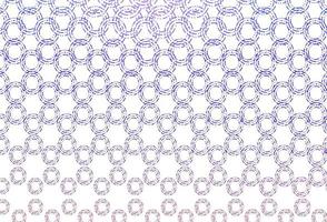 Light pink, blue vector pattern with spheres.