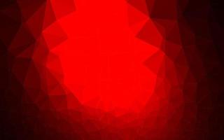 Dark Red vector blurry triangle texture.