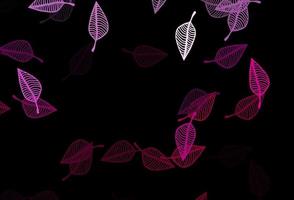 Dark Pink vector sketch pattern.