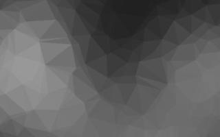 Dark Silver, Gray vector polygon abstract layout.