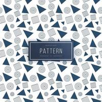 Abstract geometric pattern with triangles circles and line stripes vector