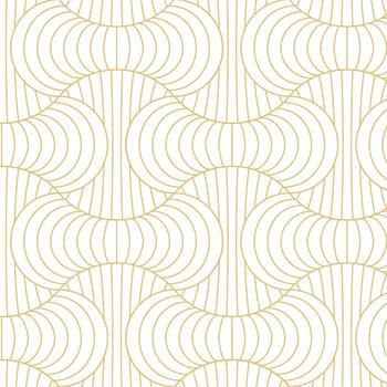 abstract seamless pattern with geometric circle line vector