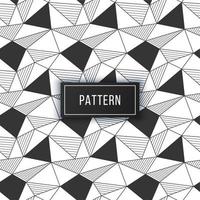Modern seamless geometric pattern texture with random striped triangles vector