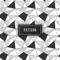 Modern seamless geometric pattern texture with random striped triangles vector