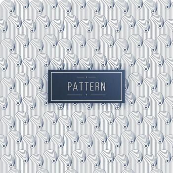 Abstract geometric curve lines seamless pattern background vector