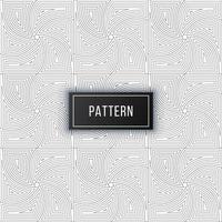 Geometric seamless curved lines hexagon pattern background vector