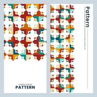 Colorful Abstract geometric Seamless pattern. modern tile pattern vector