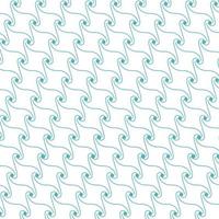 Abstract spiral lines geometric seamless pattern background vector