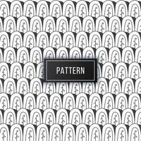 Hand drawn abstract shapes seamless pattern background vector