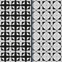 Abstract geometric Seamless Black and white pattern. Scandinavian design. Simple and modern tile vector