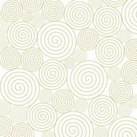 Abstract spiral seamless pattern background with swirls vector