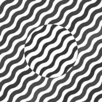 Seamless psychedelic geometric pattern with black and white optical illusion squares vector