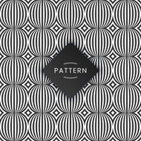 Abstract pattern background in black and white vector