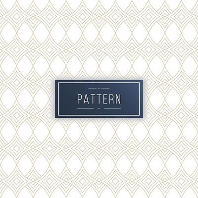 Abstract geometric seamless pattern with curved lines