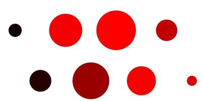 Light Red vector texture with circles.