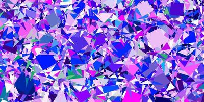 Light Multicolor vector layout with triangle forms.
