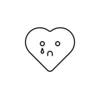 crying drop vector icon illustration