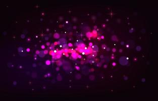 Purple Sparkle Bokeh Effect vector