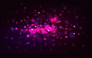 Purple Sparkle Bokeh Effect vector