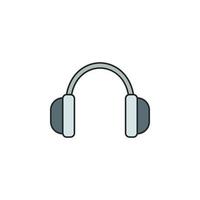 headphones vector icon illustration