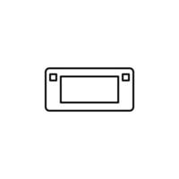 game console vector icon illustration