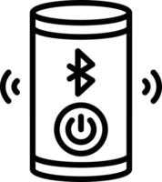 line icon for activated vector