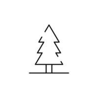 Christmas tree vector icon illustration